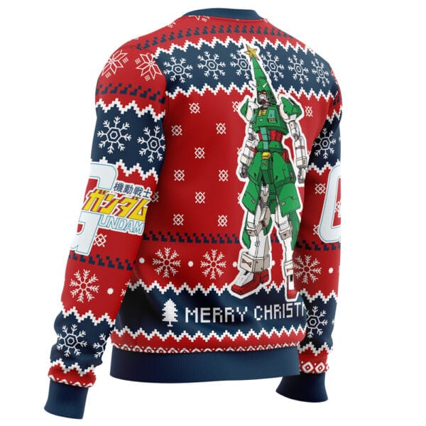 Xmas Tree Gundam Ugly Christmas Sweater