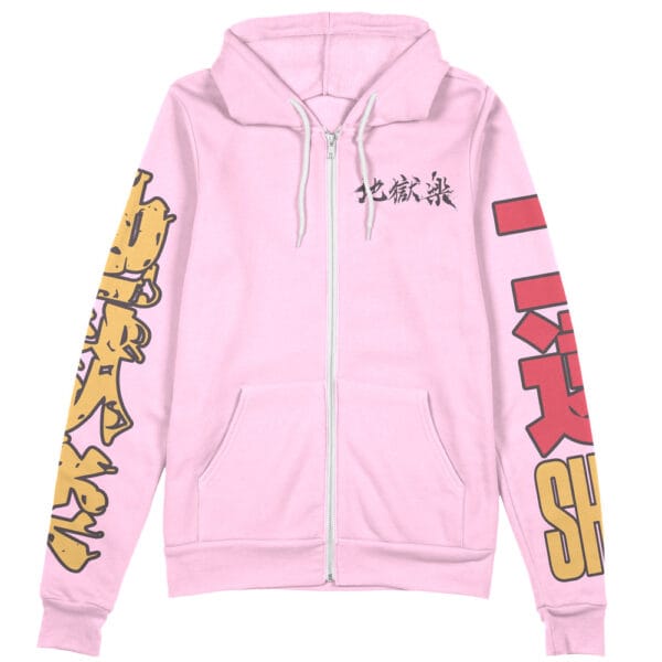 Yamada Asaemon Shion Hells Paradise Streetwear Zip Hoodie Jacket