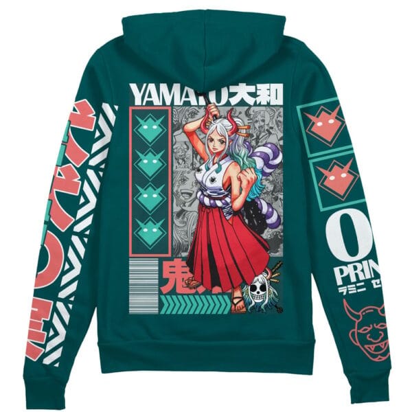 Yamato One Piece Streetwear Zip Hoodie Jacket