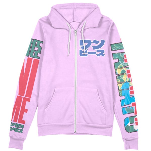 Yamato V2 One Piece Streetwear Zip Hoodie Jacket