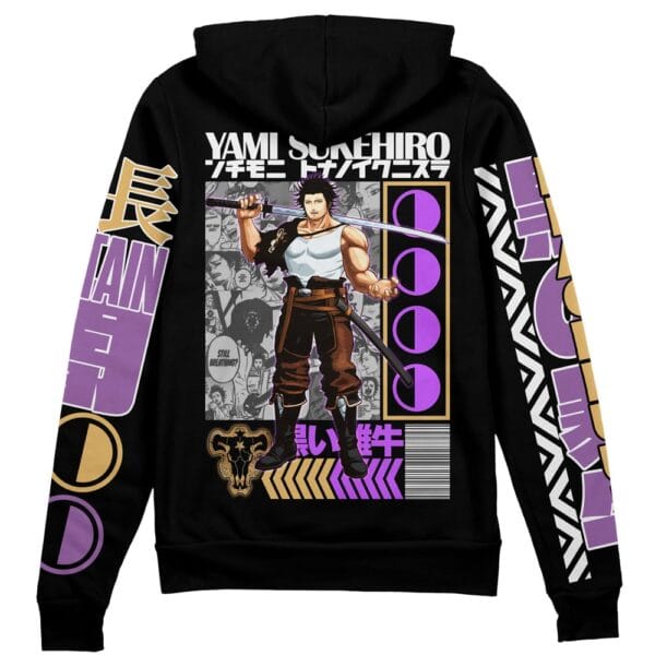 Yami Sukehiro V2 Black Clover Streetwear Zip Hoodie Jacket