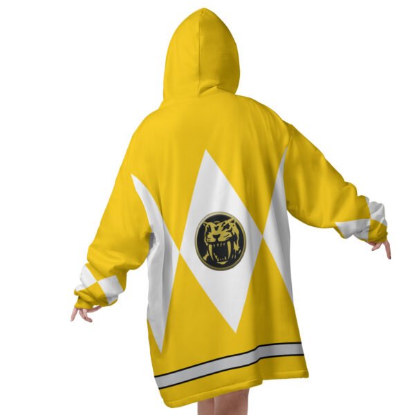 Yellow Ranger Mighty Morphin Power Rangers Snug Oversized Blanket Hoodie