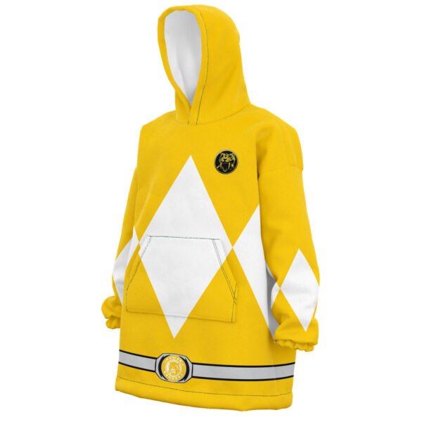 Yellow Ranger Mighty Morphin Power Rangers Snug Oversized Blanket Hoodie