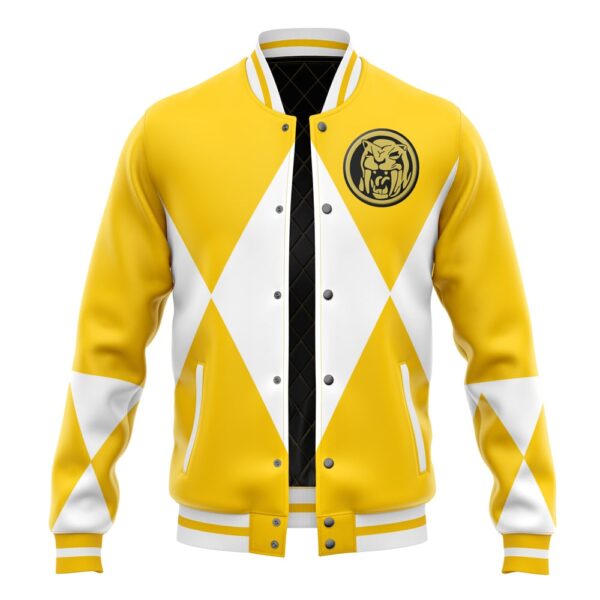 Yellow Ranger Mighty Morphin Power Rangers Varsity Jacket