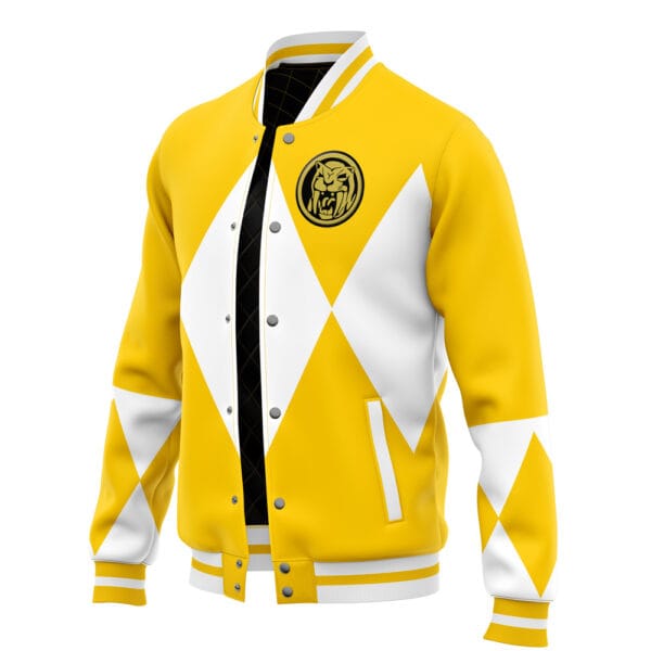 Yellow Ranger Mighty Morphin Power Rangers Varsity Jacket