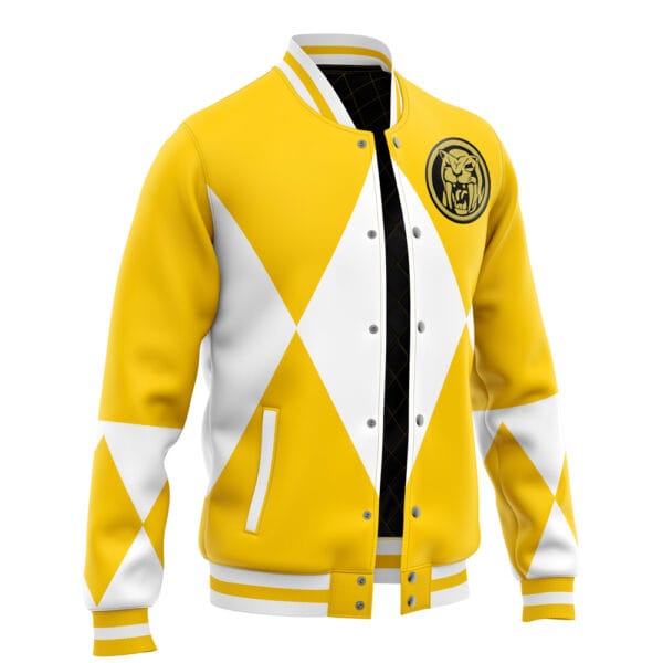 Yellow Ranger Mighty Morphin Power Rangers Varsity Jacket