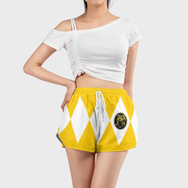 Yellow Ranger Mighty Morphin Power Rangers Womens Board Shorts