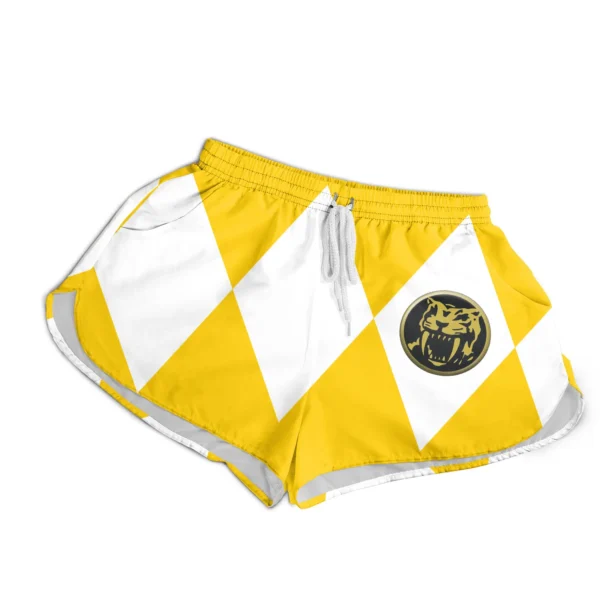 Yellow Ranger Mighty Morphin Power Rangers Womens Board Shorts