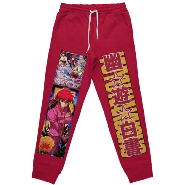 Anime Yoko Kurama Yuyu Hakusho Streetwear Sweatpants