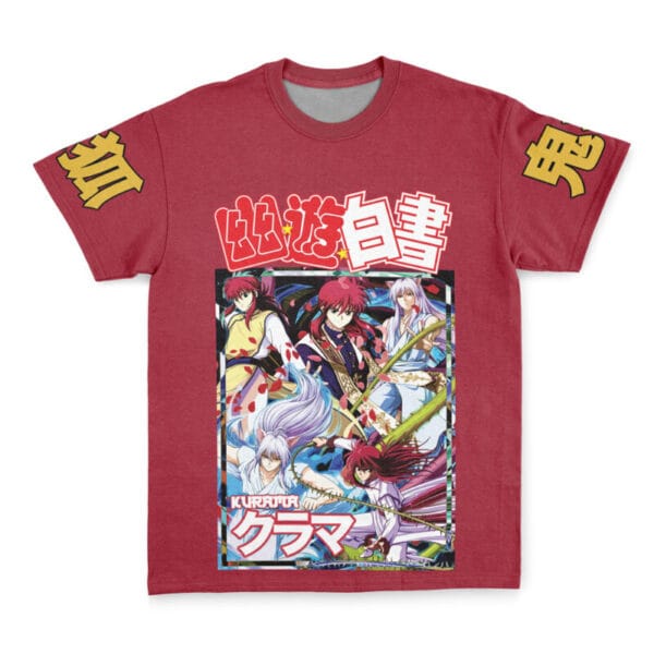 Anime Yoko Kurama Yuyu Hakusho Streetwear Tshirt