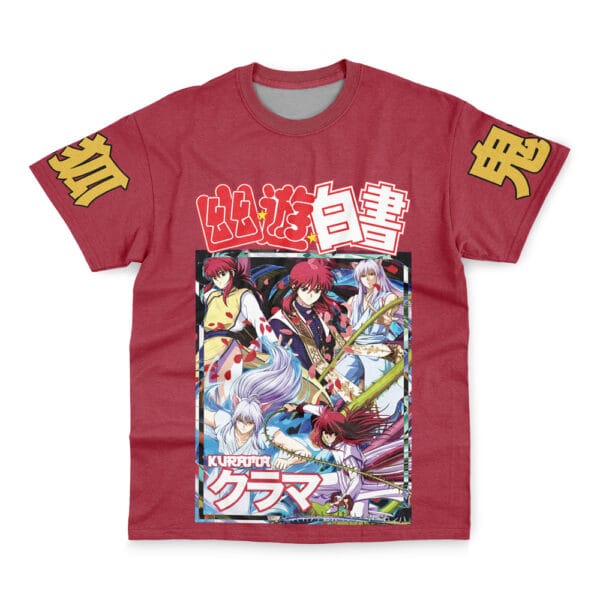 Anime Yoko Kurama Yuyu Hakusho Streetwear Tshirt