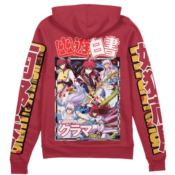 Yoko Kurama Yuyu Hakusho Streetwear Zip Hoodie Jacket