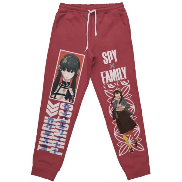 Anime Yor Forger Spy X Family Streetwear Sweatpants