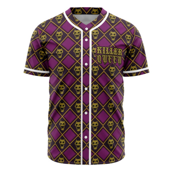 Anime Yoshikage Kira Killer Queen Jojos Bizarre Adventure Baseball Jersey Anime