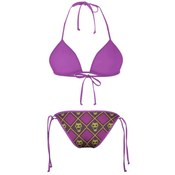 Anime Yoshikage Kira Killer Queen Jojos Bizarre Adventure String Bikini For Women Anime