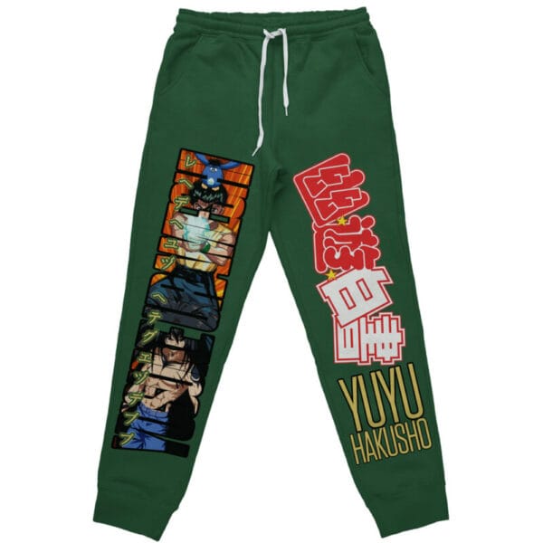 Anime Yusuke Urameshi Yuyu Hakusho Streetwear Sweatpants