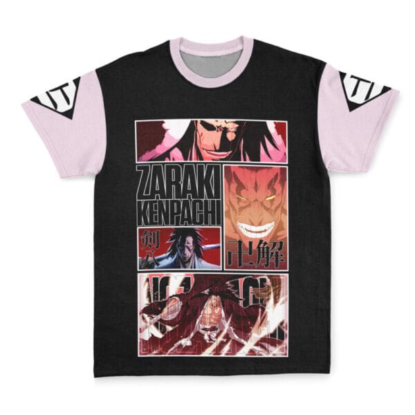 Anime Zaraki Kenpachi Tybwa Bleach Streetwear Tshirt Anime