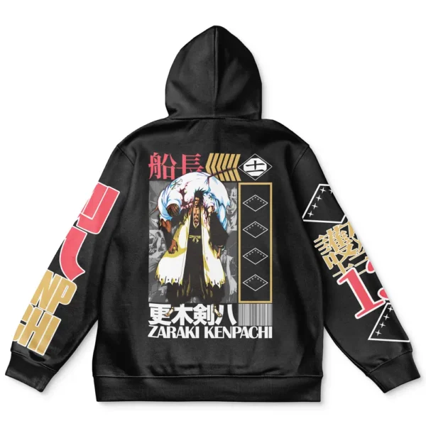 Anime Zaraki Kenpachi Tybwa V2 Bleach Streetwear Hoodie