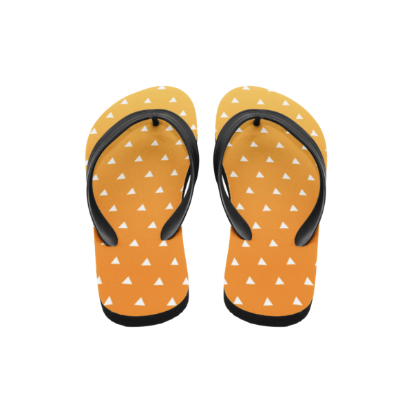 Anime Zenitsu Agatsuma Demon Slayer Custom Flip Flops