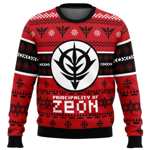 Zeon The Gundam Ugly Christmas Sweater