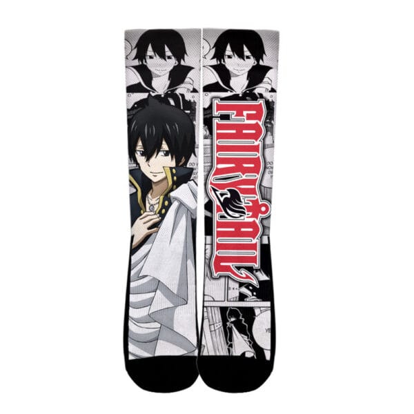 Zeref Dragneel Socks Fairy Tail Custom Anime Socks Manga Style