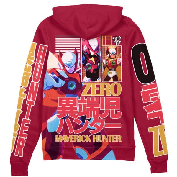 Zero Mega Man Streetwear Zip Hoodie Jacket