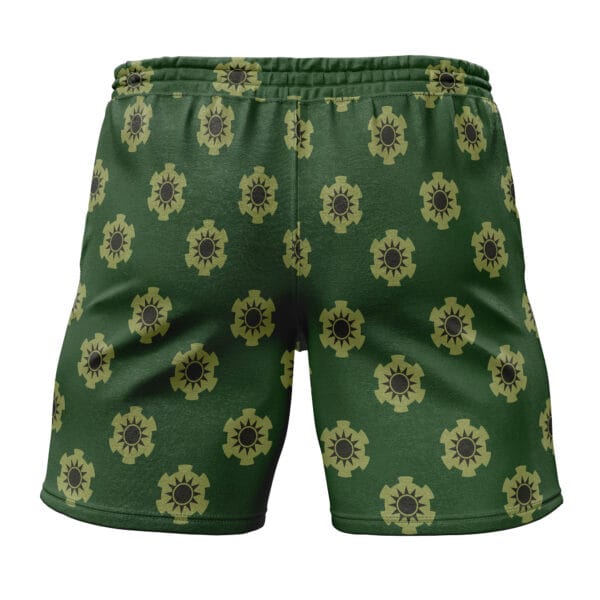 Zoro Wano Pattern One Piece Gym Shorts